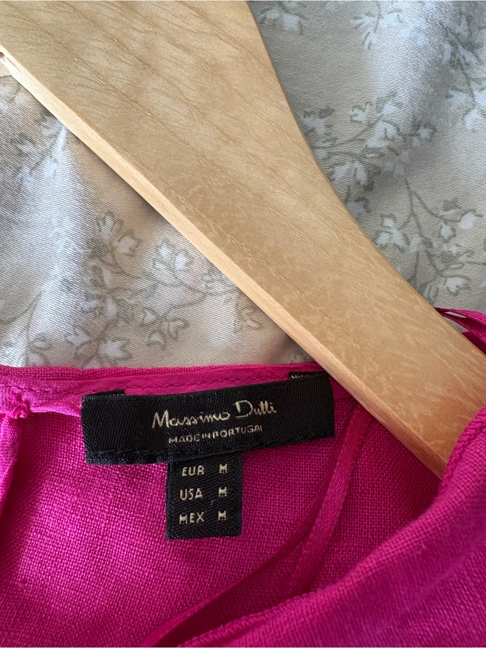 Massimo Dutti Sleeveless Wrap-Style Women’s Top in Fuchsia Pink - Picture 6 of 7